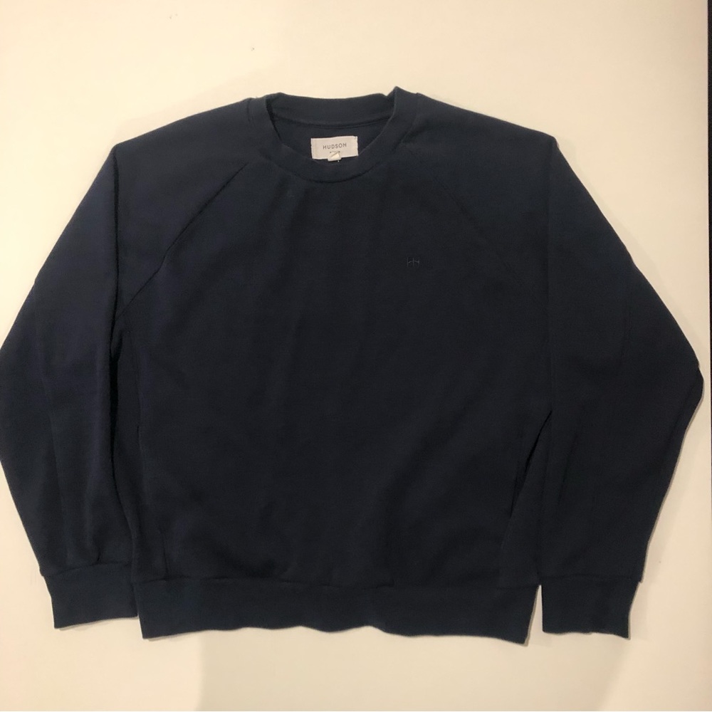 Hudson North Pullover Sweater Mens size Medium Navy Color